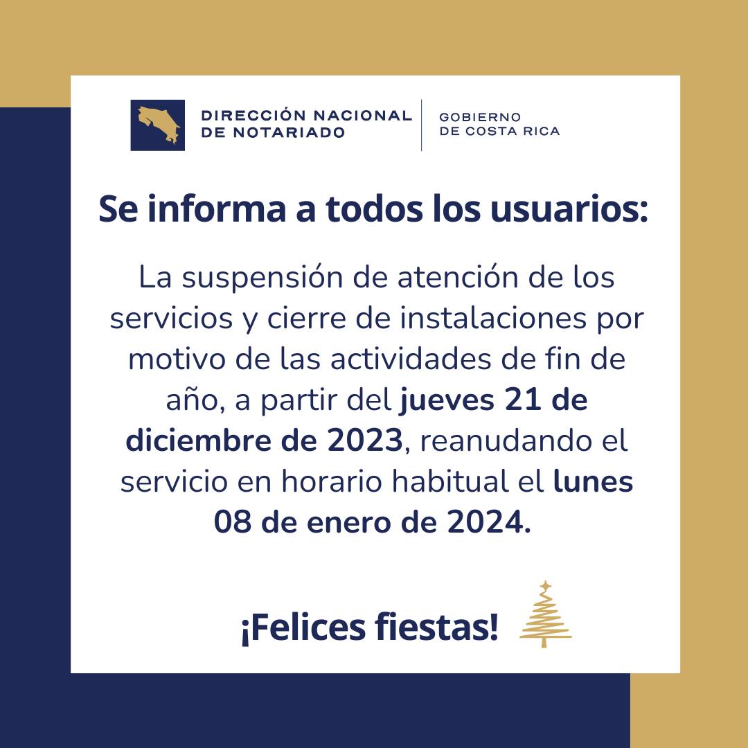 comunicado fin de año 