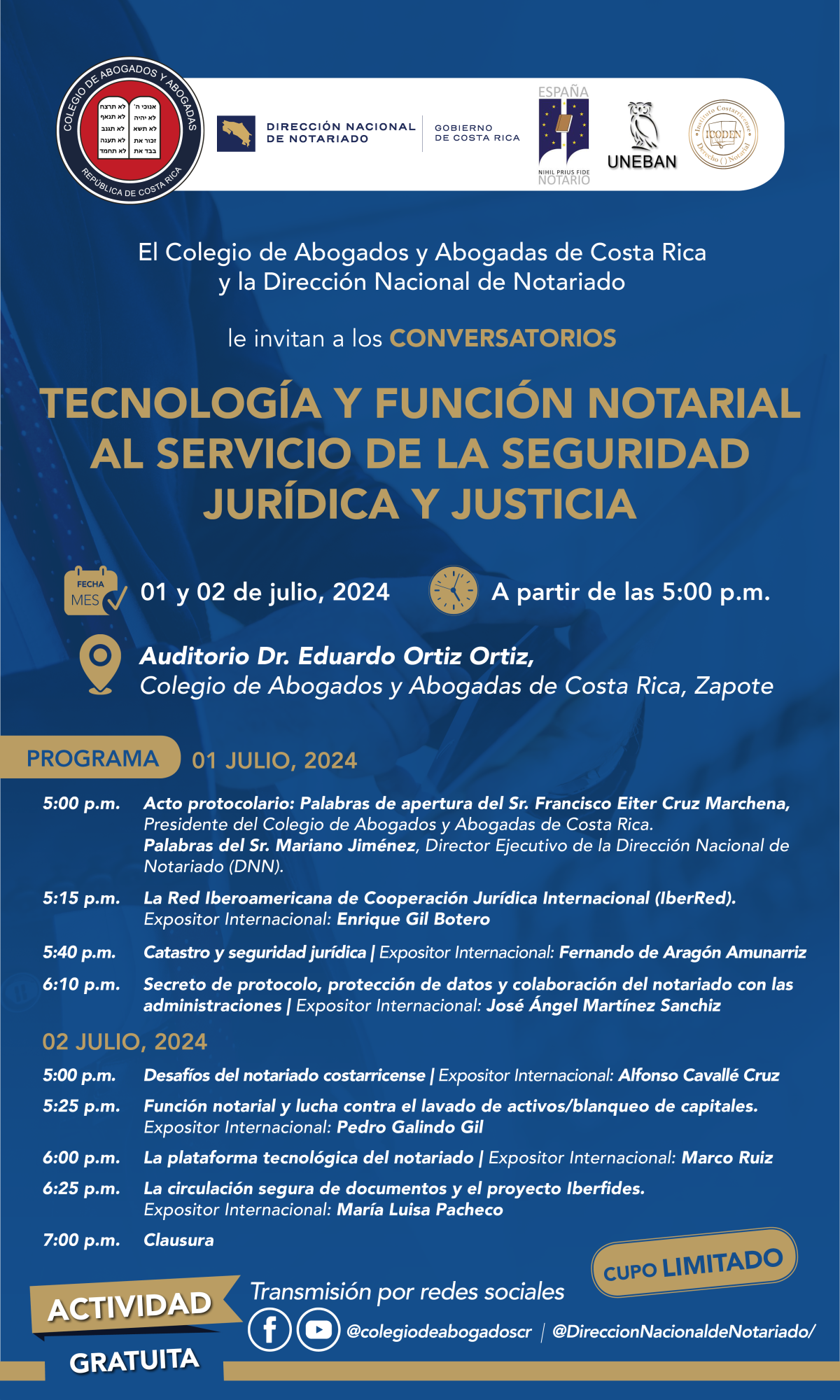 Afiche conversatorio
