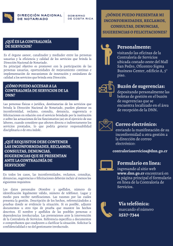 CONTRALORIA DE SERVICIOS