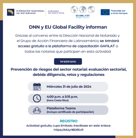 Invitación cursos GAFILAT