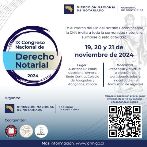 Volante de invitación Congreso Nacional