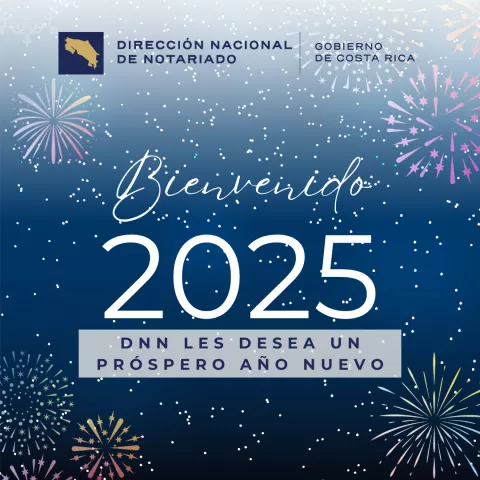 Volante de saludo de año nuevo