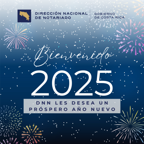 Volante de saludo de año nuevo