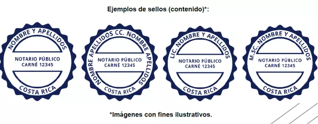 Ejemplo sellos